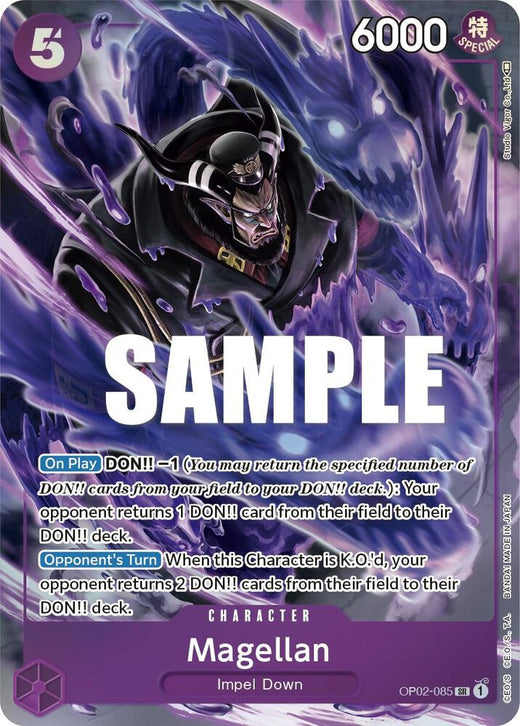 Magellan (085) (Alternate Art) OP02-085 SR Foil