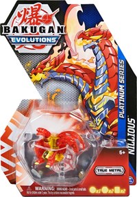 Platinum Series Bakugan Single Pack - Pyrus Platinum Nillious