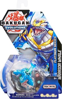 Platinum Series Bakugan Single Pack - Aquos Platinum Warrior Whale
