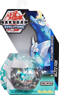 Platinum Series Bakugan Single Pack - Haos Platinum Blitz Fox