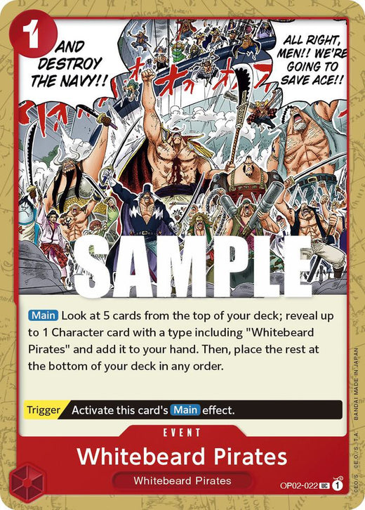 Whitebeard Pirates OP02-022 UC