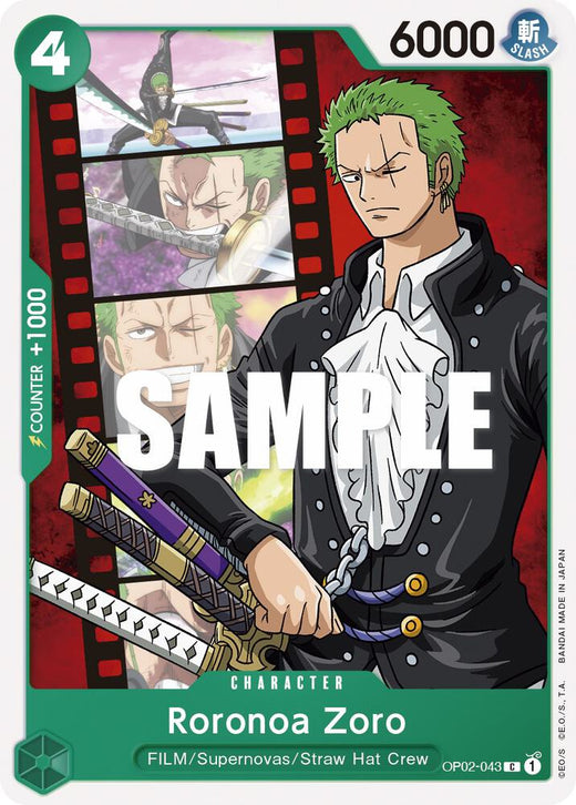 Roronoa Zoro OP02-043 C