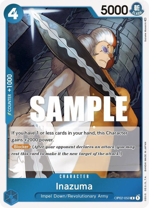 Inazuma OP02-050 R Foil
