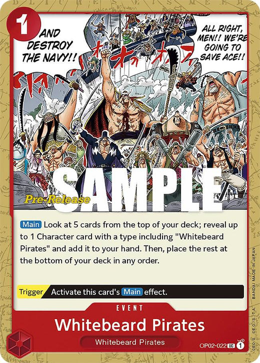 Whitebeard Pirates OP02-022 UC