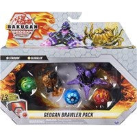 Bakugan Geogan Rising Brawler Pack - Darkus Stardox Aurelus Sluggler