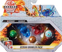 Bakugan Geogan Rising Brawler Pack - Pyrus Viperagon Aquos Sluggler