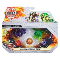 Bakugan Geogan Rising Brawler Pack - Darkus Arachnia Ventus Amphrog