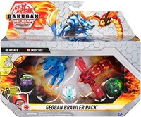 Bakugan Geogan Rising Brawler Pack - Aquos Hyenix Pyrus Insectra