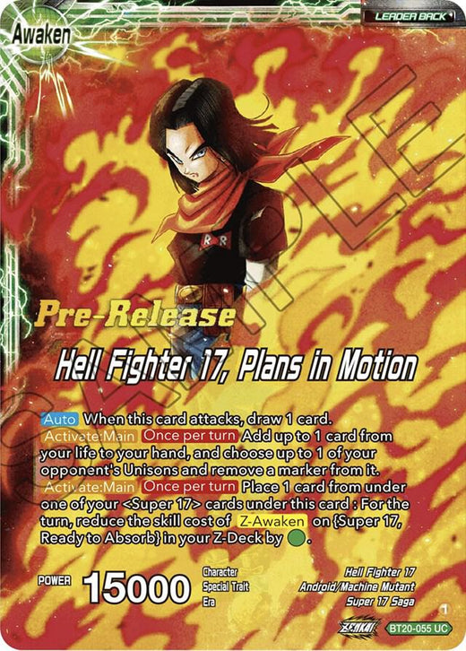 Android 20 & Dr. Myuu // Hell Fighter 17, Plans in Motion BT20-055 Uncommon