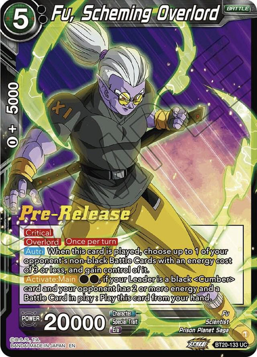 Fu, Scheming Overlord BT20-133 Uncommon