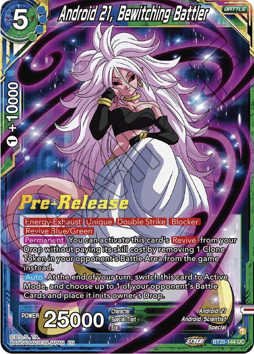 Android 21, Bewitching Battler BT20-144 Uncommon