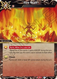 Fire Wall | Starter Deck 01: Dragon Onslaught | Common | Normal | #ST01-016