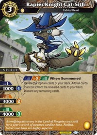 Rapier Knight Cat-Sith | Starter Deck 04: Forbidden Magic | Common | Normal | #ST04-002