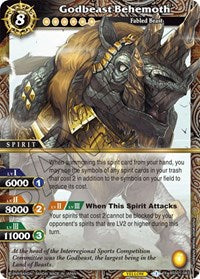Godbeast Behemoth | Dawn of History | X Rare | Holofoil | #BSS01-083
