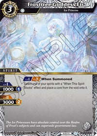 Frosttree Goddess Eir | Starter Deck 03: Aegis of the Machine | Common | Normal | #ST03-011