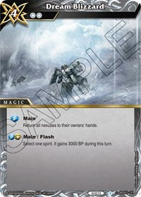 Dream Blizzard | Dawn of History | Common | Normal | #BSS01-131