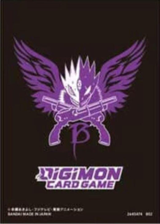 Digimon Card Game Official Sleeves - Beelzemon Logo (60-Pack)
