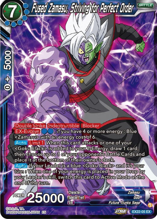 Fused Zamasu, Striving for Perfect Order EX22-05 Expansion Rare Foil