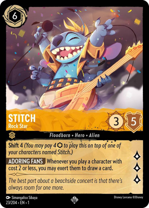 Stitch - Rock Star 23/204 Super Rare
