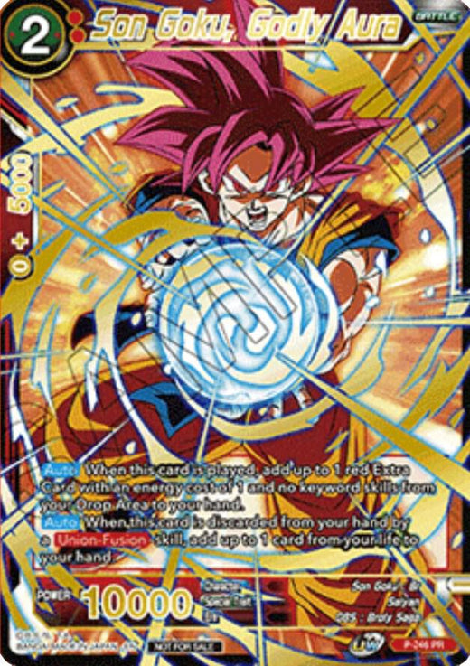 Son Goku, Godly Aura (Alt. Art Card Set 2023 Vol. 1) P-246 Promo Foil