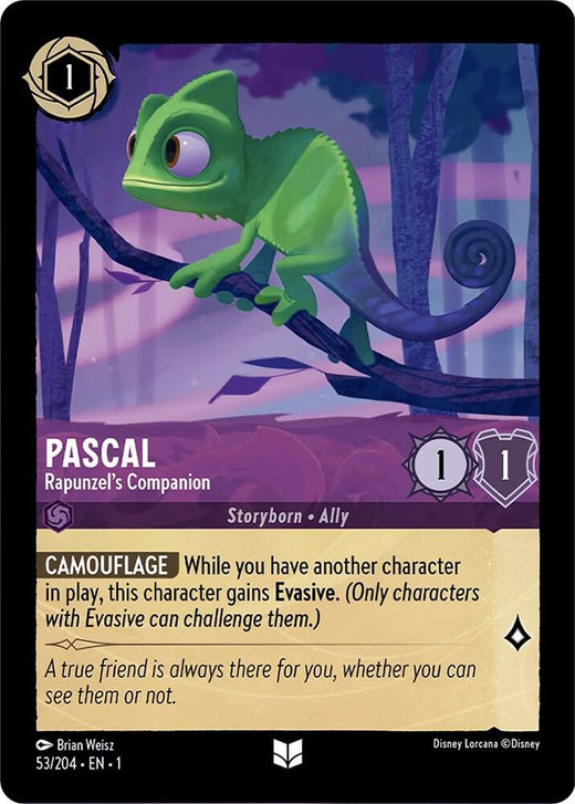 Pascal - Rapunzel's Companion 53/204 Uncommon