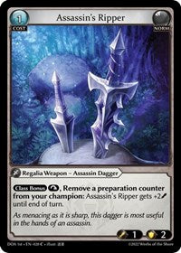 Assassin's Ripper | Dawn of Ashes 1st Edition | Common | Foil | #020