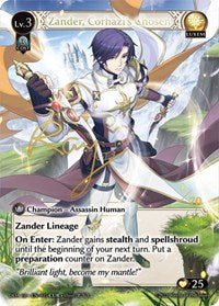 Zander, Corhazi's Chosen (CUR) | Dawn of Ashes 1st Edition | Collector Ultra Rare | Foil | #015