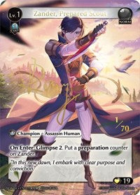 Zander, Prepared Scout (CUR) | Dawn of Ashes 1st Edition | Collector Ultra Rare | Foil | #013