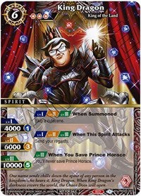 King Dragon (July Influencer Collaboration) | Battle Spirits Saga Promo Cards | Promo | Holofoil | #PROZD-001