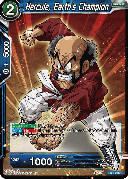 Hercule, Earth's Champion BT21-056 Common