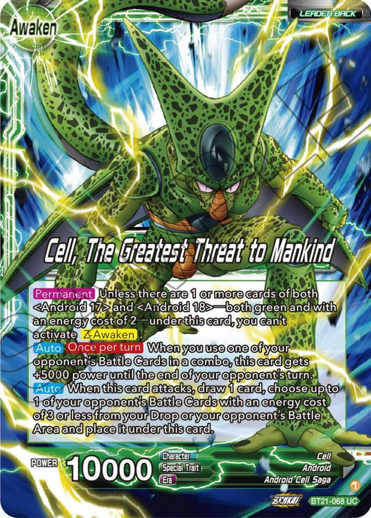 Cell // Cell, The Greatest Threat to Mankind BT21-068 Uncommon