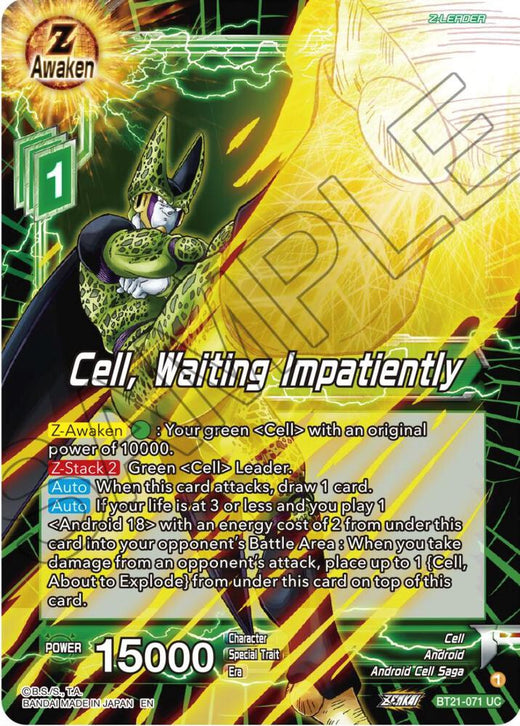 Cell, Waiting Impatiently BT21-071 Uncommon