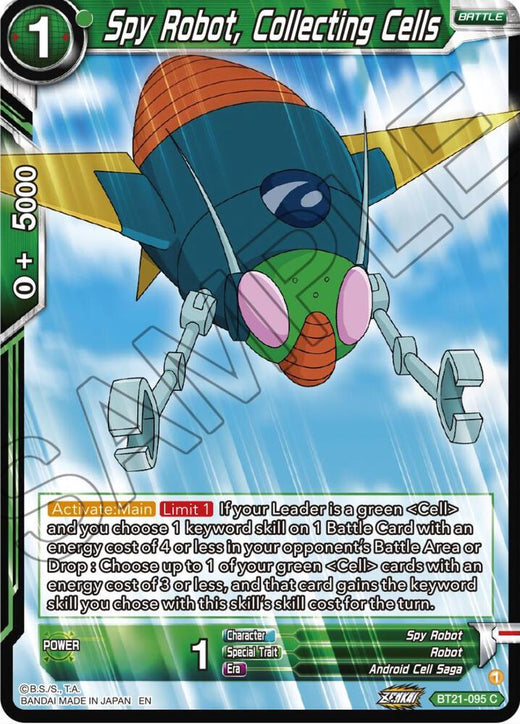 Spy Robot, Collecting Cells BT21-095 Common