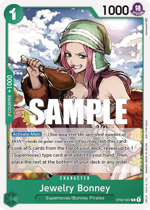 Jewelry Bonney (Tournament Pack Vol. 3) [Participant] ST02-007 PR