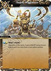Topaz Radiance | Expansion Set 01: Elemental Spark | Rare | Normal | #EX01-009