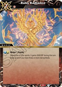 Ruby Radiance | Expansion Set 01: Elemental Spark | Rare | Normal | #EX01-006
