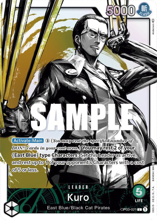 Kuro (Alternate Art) OP03-021 L Foil
