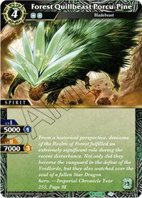 Forest Quillbeast Porcu-Pine | Starter Deck 05: Verdant Wings | Common | Normal | #ST05-007