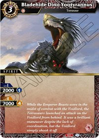 Bladehide Dino Yootyrannus | False Gods | Common | Normal | #BSS02-011