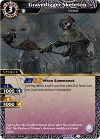 Gravedigger Skeleton | False Gods | Uncommon | Holofoil | #BSS02-024