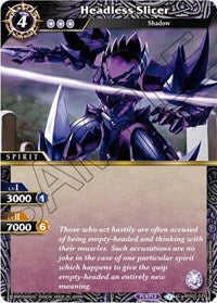 Headless Slicer | False Gods | Common | Normal | #BSS02-029