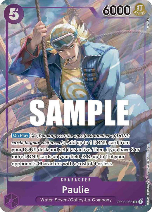 Paulie (Alternate Art) OP03-066 SR Foil