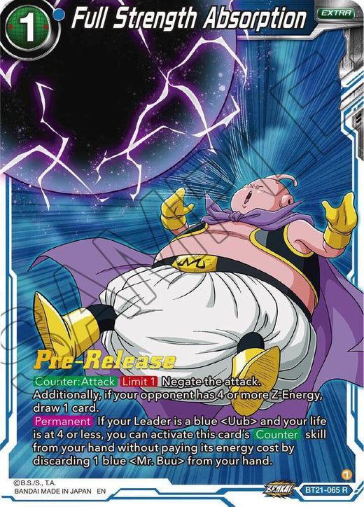 Full Strength Absorption BT21-065 Rare
