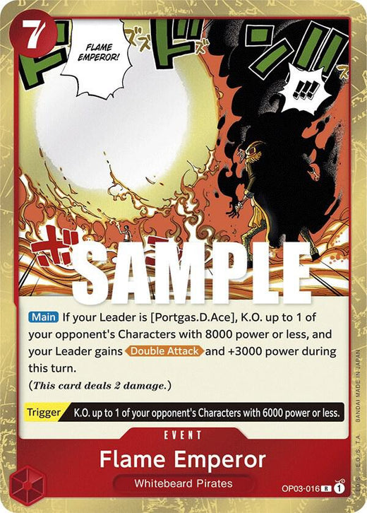 Flame Emperor OP03-016 R Foil