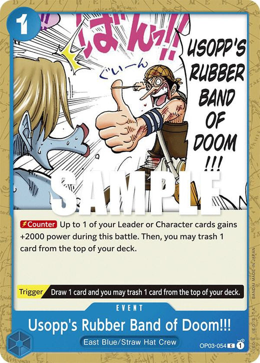 Usopp's Rubber Band of Doom!!! OP03-054 C