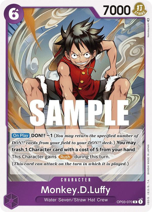 Monkey.D.Luffy OP03-070 R Foil