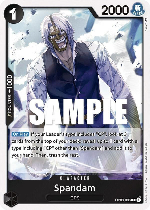 Spandam OP03-086 R Foil