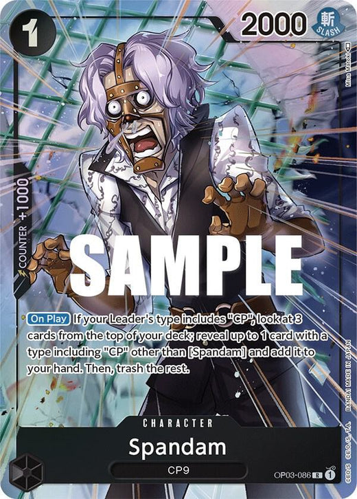 Spandam (Alternate Art) OP03-086 R Foil