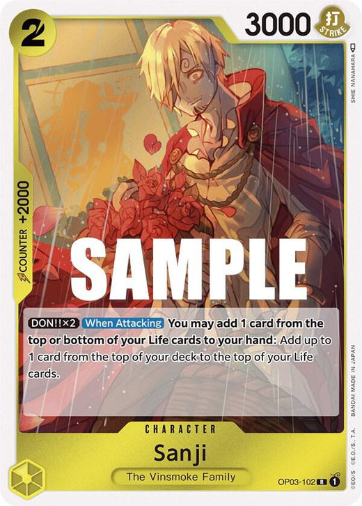 Sanji OP03-102 R Foil