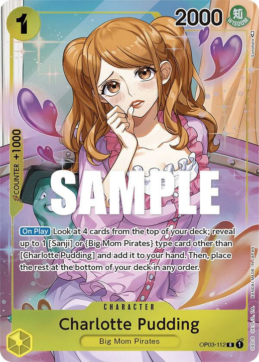 Charlotte Pudding (Alternate Art) OP03-112 R Foil